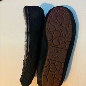 UGG Black Suede Loafers